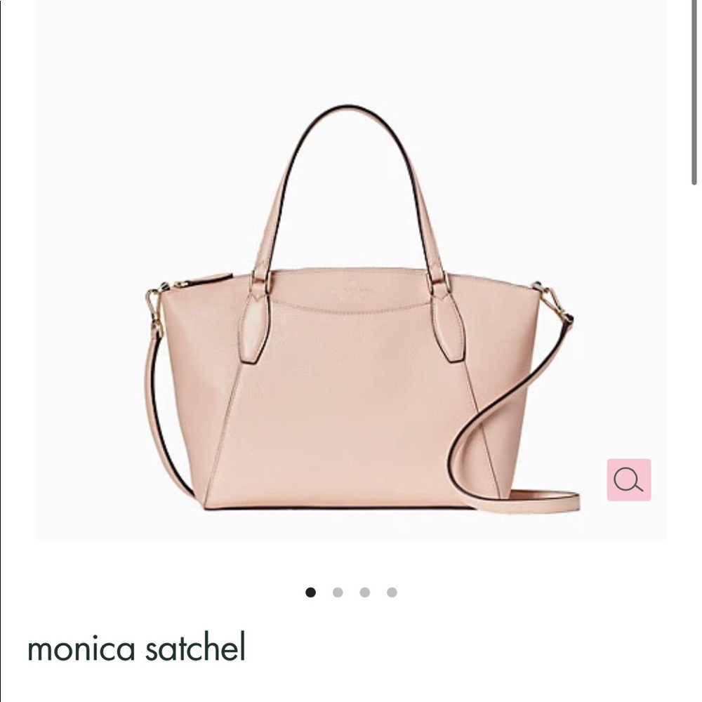 Monica Satchel Rose Smoke (New)